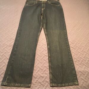 Magellan Outdoors Jeans Mens size38 x 34 Relaxed Fit Bootcut New With Minor Flaw